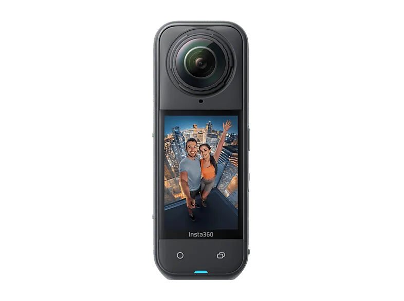 Cámara deportiva - Insta360 X5 Motorcycle Bundle, 8K, 185 min Autonomía, Sensor 1/1,28", Triple Chip de Inteligencia Artificial, Negro
