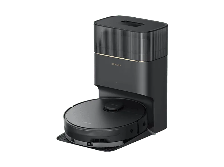 Robot friegasuelos - Dreame D20 Pro Plus Kit, 650W, 258 min Autonomía, Esquiva Obstáculos, Succión Vormax™ 13000 Pa, Cepillo Doble Desenredante, Negro