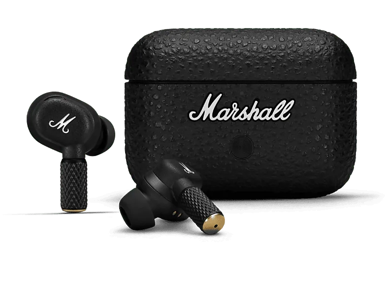 Auriculares True Wireless - Marshall Motif II A.N.C., Cancelación activa ruido, 30h de reproducción, Carga inalámbrica, Negro (imagen 1 de 2)