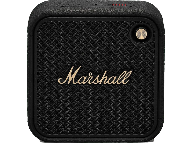 Altavoz inalámbrico - Marshall WILLEN II, 38 W, Bluetooth, Autonomía 17 h, Micrófono, Black and Brass – Black and Brass