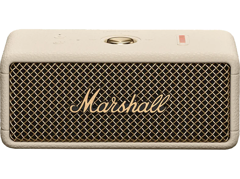 Altavoz inalámbrico - Marshall EMBERTON III, 76 W, Bluetooth, Autonomía 32 h, Micrófono, Cream