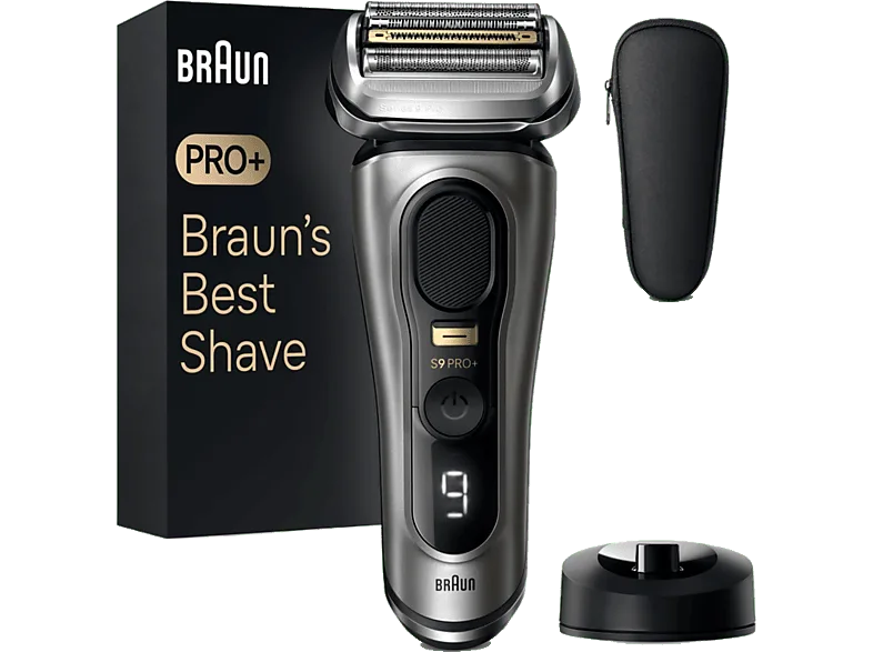 Afeitadora - Braun eléctrica Series 9 PRO+ 9515s, ProTimmer Integrada, Base De Carga, Wet&Dry