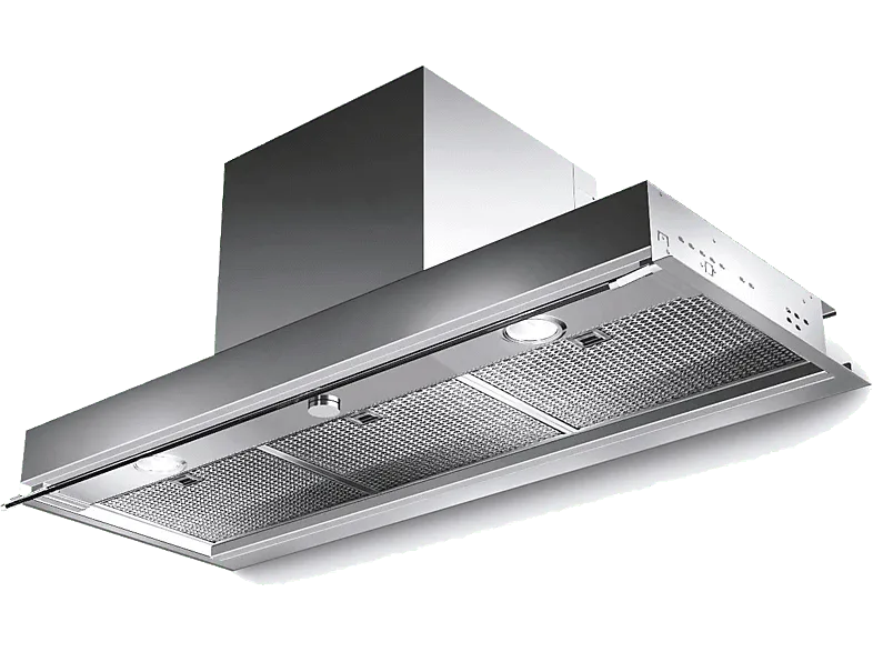 Campana grupo filtrante - Mepamsa Secret 60, 3 Velocidades, 540 m³/h, 60 cm, Inox
