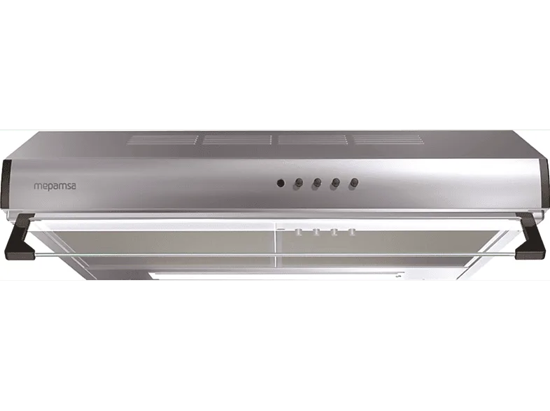 Campana convencional - Mepamsa 110.0150.995 Modena 60, 3 Velocidades, 400 m³/h, 60 cm, Inox