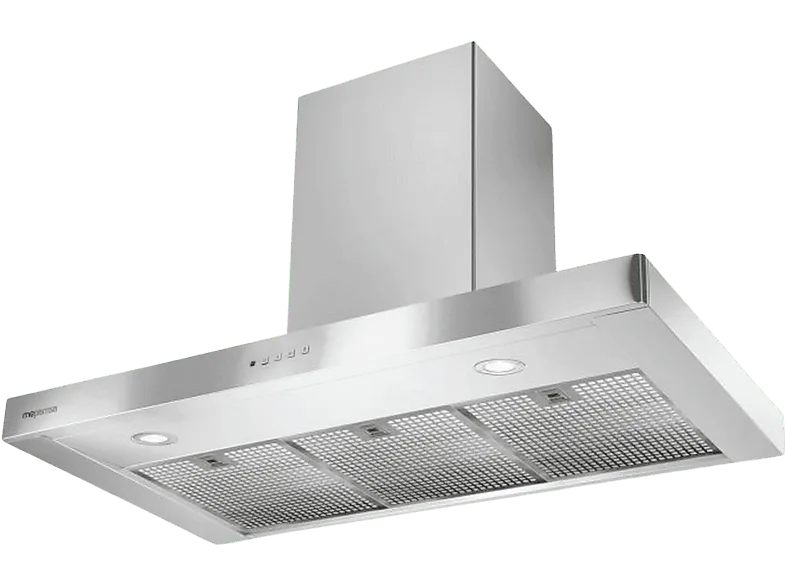 Campana decorativa - Mepamsa Stilo Green Power 90 X, 4 Velocidades, 700 m³/h, Luces LED, cm, Inox