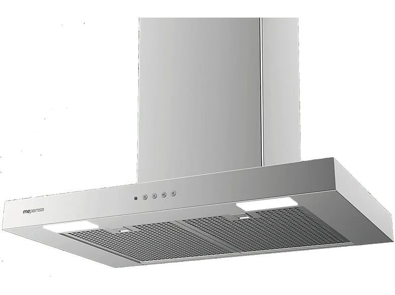 Campana decorativa - Mepamsa STILO NEO 70 X, 4 Velocidades, 710 m³/h, cm, Inox