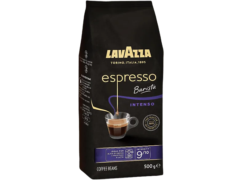 Café en grano - Lavazza Espresso Barista Intenso, 500g, Arábica y Robusta