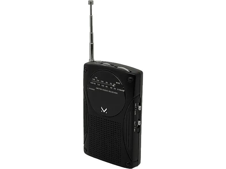 Radio portátil - NK Majestic RT20, AM/FM, Sintonización Analógica, Antena Telescópica, Salida Auriculares 3.5mm, Negro