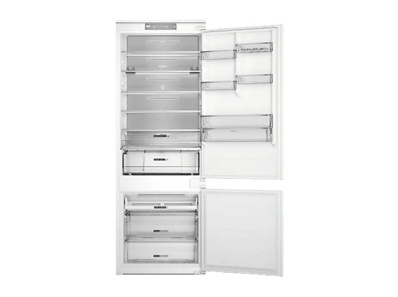 Frigorífico combi - Whirlpool WH SP70 T121, Total No Frost, Altura 193.5 cm, Capacidad 394 l, Tecnología 6th sense, Sin panelar