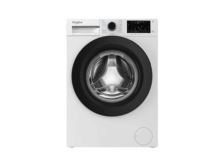 Lavadora carga frontal - Whirlpool WAM 07WB SPT, 10 kg, 1400 rpm, 15 Programas, Tecnología 6th Sense, Adaptative Wash, Blanco (imagen 1 de 3)