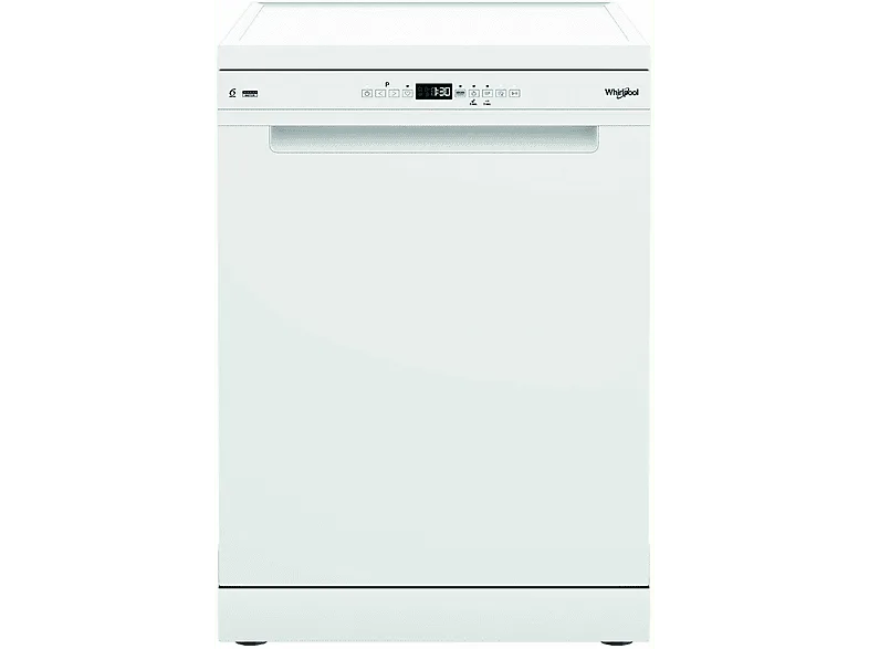 Lavavajillas - Whirlpool W7F HP43, 15 cubiertos, 10 programas, 60 cm, Tercera bandeja, 6th SENSE, Blanco