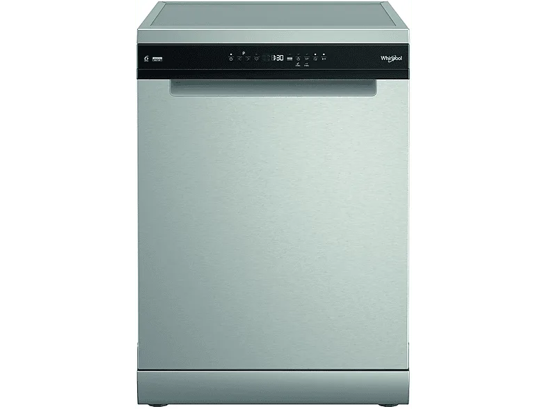 Lavavajillas - Whirlpool W7F HP43 X, 15 cubiertos, 10 programas, 60 cm, Tercera bandeja, 6th SENSE, Inox