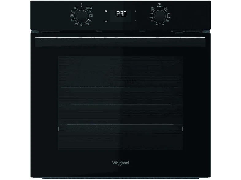 Horno - Whirlpool OMR58HU1B, Multifunción, Hidrolítica, 71 l, 59.5 cm, Smart Clean, Cook3, Negro