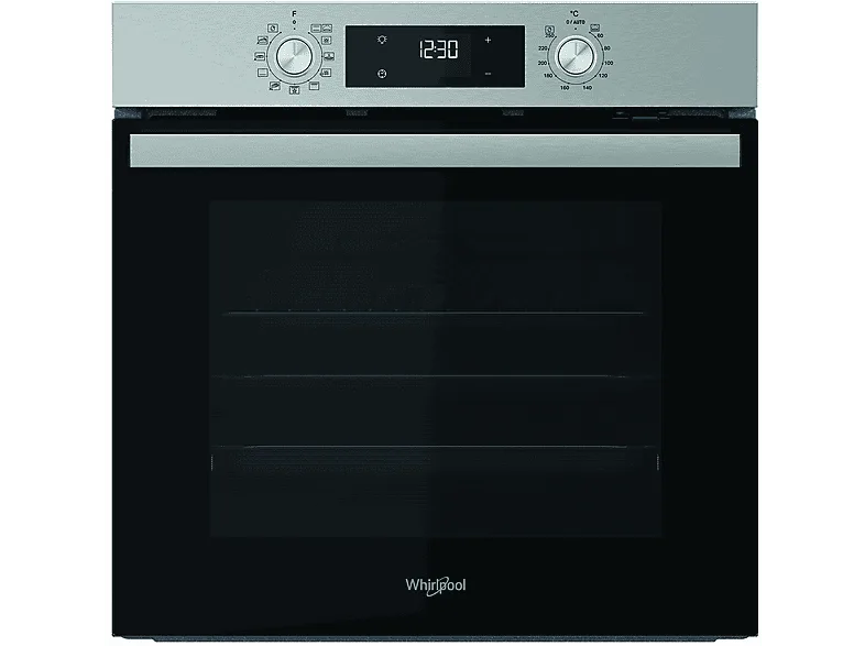 Horno - Whirlpool OMR58HU1X, Multifunción, Hidrolítica, 71 l, 59.5 cm, Smart Clean, Cook3, Inox