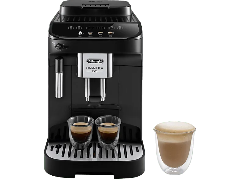 Cafetera superautomática - De'Longhi Magnifica EVO ECAM290.21.B, 1450W, 15bar, Molinillo integrado, Sistema Thermoblock, Vaporizador, Táctil, Negro
