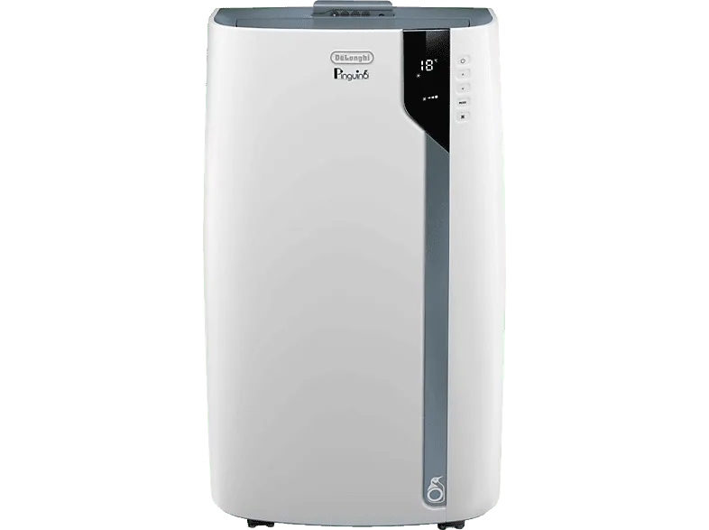Aire acondicionado portátil - De'Longhi Pingüino PAC EX 105A+++, 2500 fg/h, 100 m³, 3 Velocidades, 63 dB(A), Deshumidificador, EcoRealFeel, Blanco