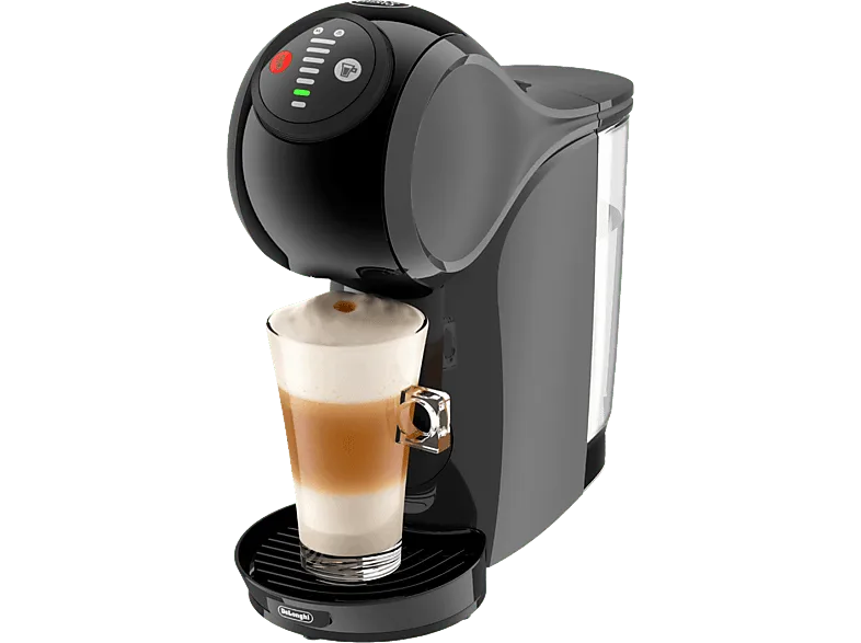 Cafetera de cápsulas - De'Longhi Nescafé Dolce Gusto Genio S EDG226.A, 1500W, 15bar, 0.8 l, Bebidas calientes/frías, LED, Calentamiento 30s, Antracita (imagen 1 de 3)