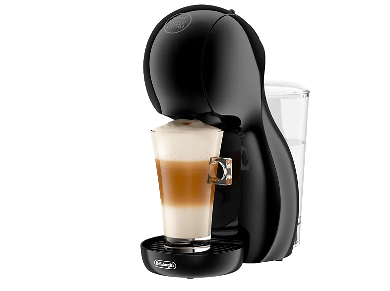 Cafetera de cápsulas - De'Longhi Nescafé Dolce Gusto EDG210 Piccolo XS, 15 bar, 0.8 l, 1600 W, Bebidas calientes y frías, Apagado automático, Negro (imagen 1 de 3)