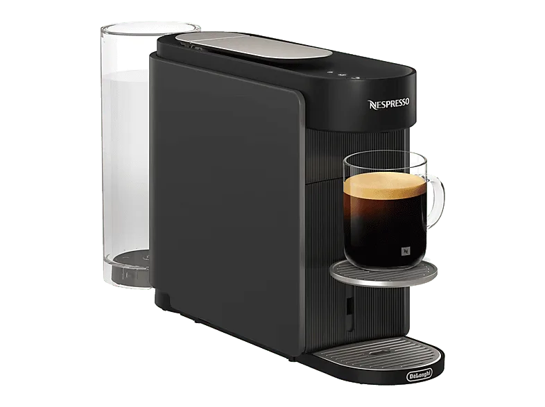 Cafetera de cápsulas - De'Longhi Vertuo Up ENV200.GY, 19 bar, 1.4 l, 1100 W, Negro