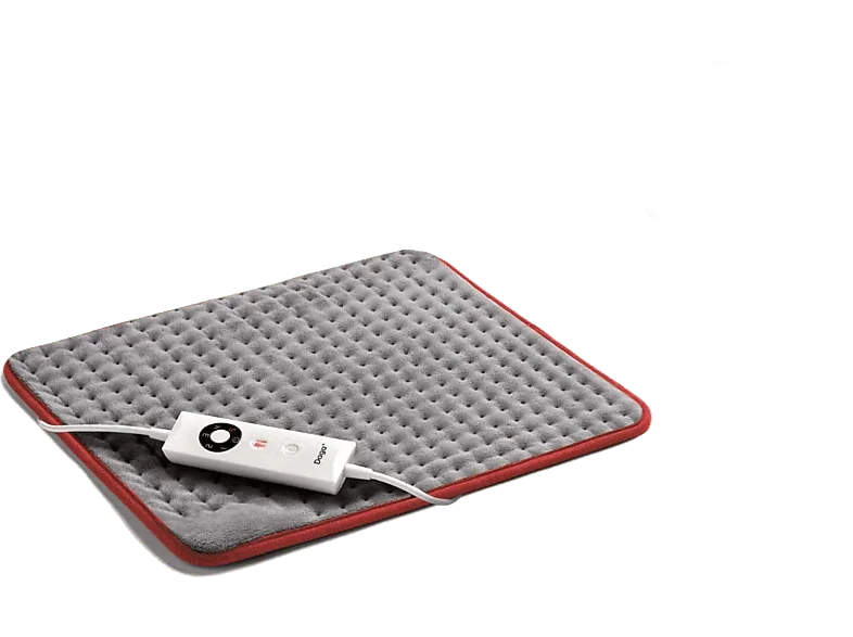 Almohadilla eléctrica - Daga 16872 Confort, 5 Niveles, Para todo el cuerpo, Apagado, Gris, Rojo