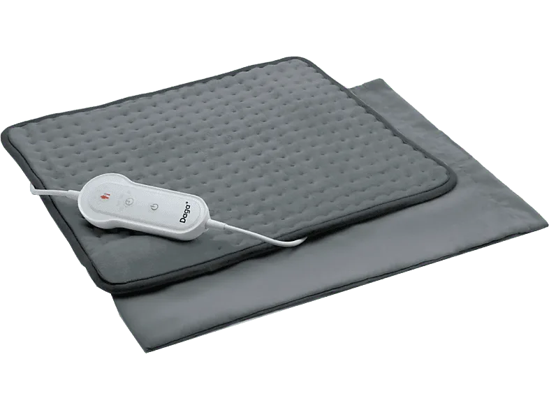 Almohadilla eléctrica - Daga Confort Multi XL, 110 W, 4 Niveles de Temperatura, Multitemporizador, Gris