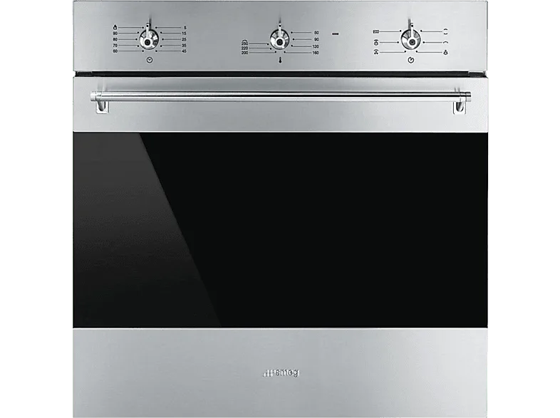 Horno - Smeg SF6381X, Multifunción, Esmalte fácil de limpiar, 72 l, 59.7 cm, Inox antihuellas