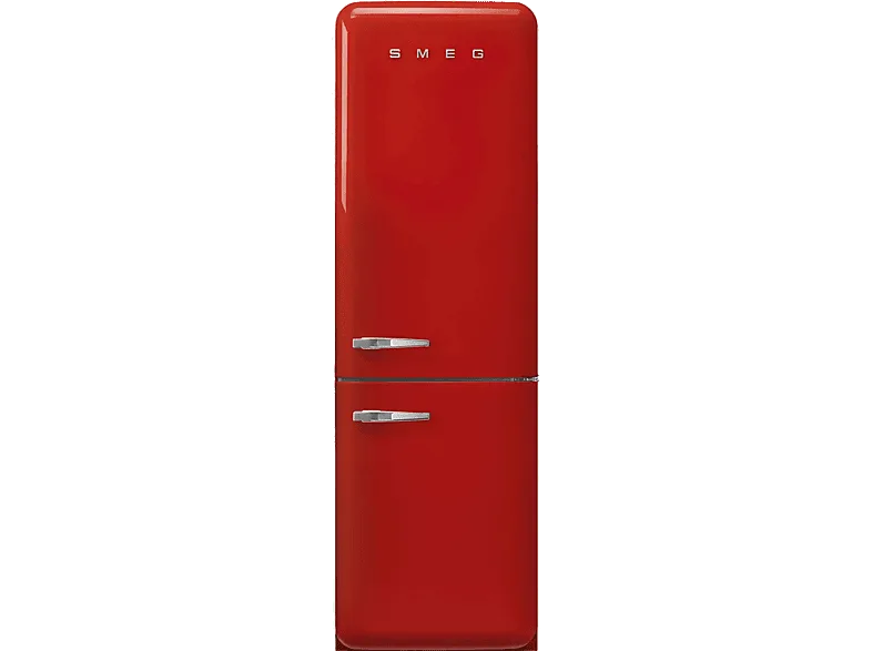 Frigorífico combi - Smeg FAB32RRD5, No Frost, 331 l, Libre Instalación, 196 cm, Rojo