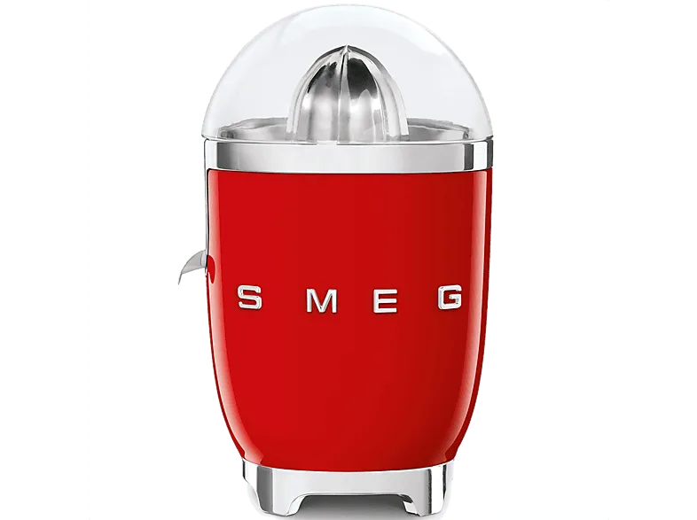 Exprimidor - Smeg CJF-11-RDEU, 0.2 l, 70 W, Rojo brillante