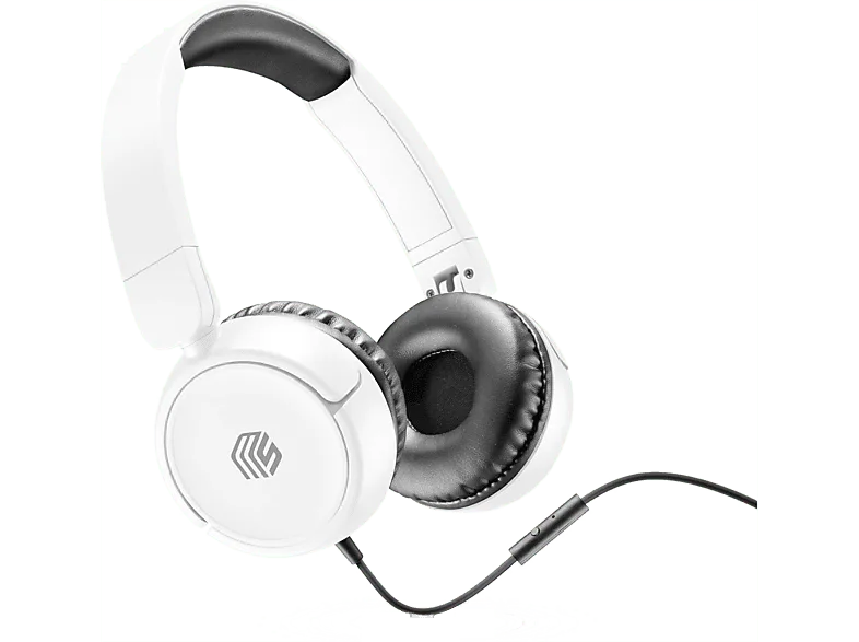 Auriculares - Music Sound MUSICSOUNDUSBCW, Circumaurales, Alámbrico, Blanco