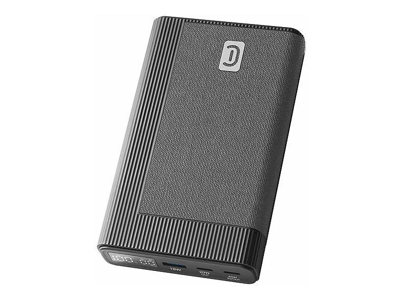 Powerbank - CellularLine Rocket, 20000 mAh, 65 W, Hasta 34h de carga, USB C, A, Negro