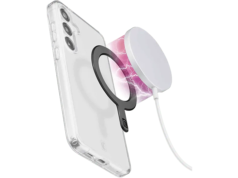 Soporte móvil - CellularLine MAGADAPTERK, Para MagSafe, Negro