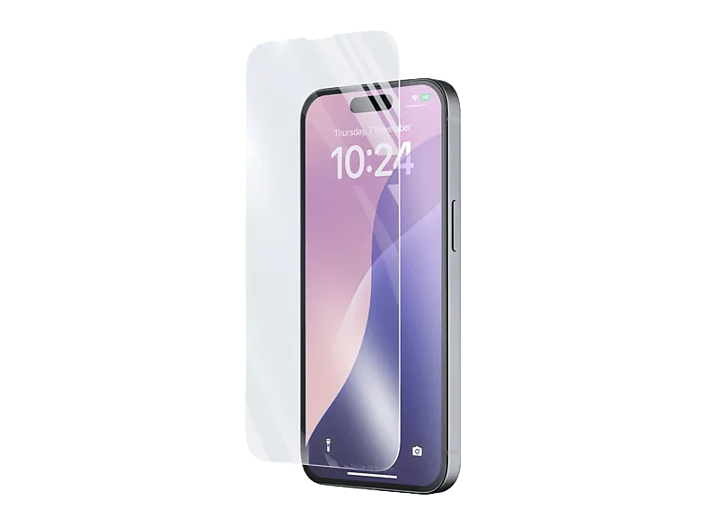 Protector pantalla - CellularLine Impact Glass, Apple, iPhone 17e, 16e, Vidrio templado