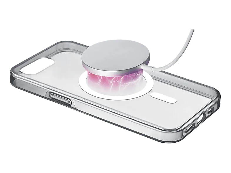 Funda móvil - CellularLine Clear Mag, Apple, iPhone 17e, 16e, SE(2025), Transparente (imagen 1 de 3)