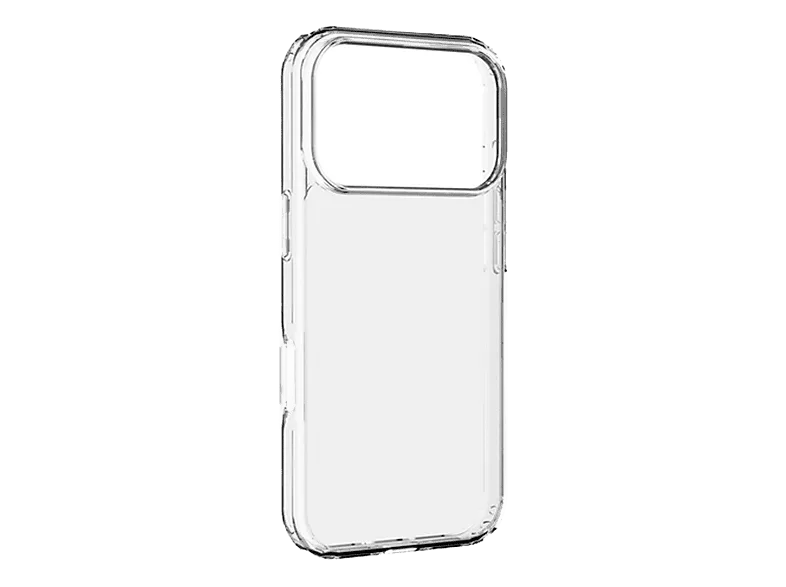 Funda móvil - CellularLine CLEAR STRONG, Para iPhone 17 Pro Max, Rígida, Ultrarresistente, Antibacteriana, Certificación Military Test, Transparente