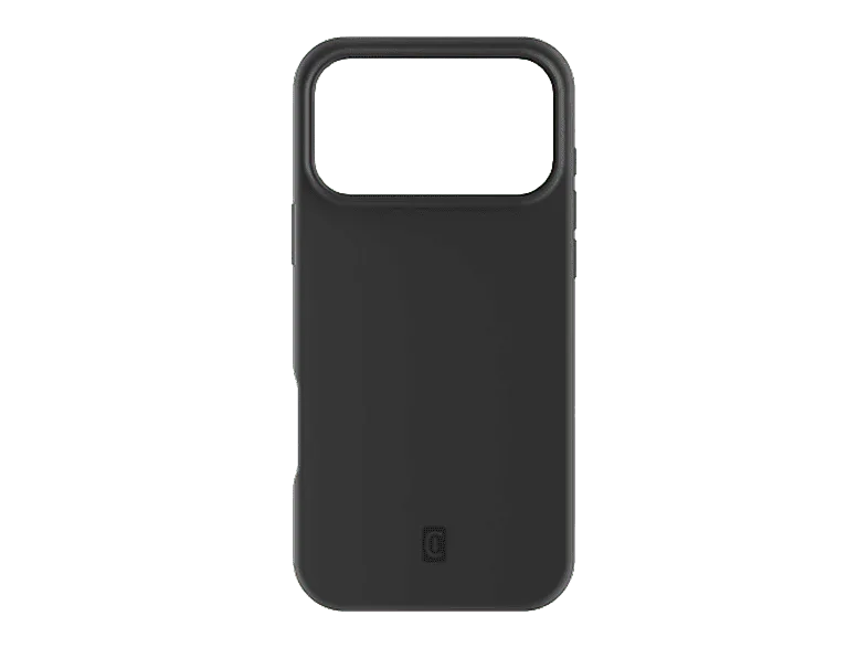 Funda móvil - CellularLine SENSATION+, Para iPhone 17 Pro, Acabado soft-touch, Interior de microfibra, Tecnología antibacteriana, Negro