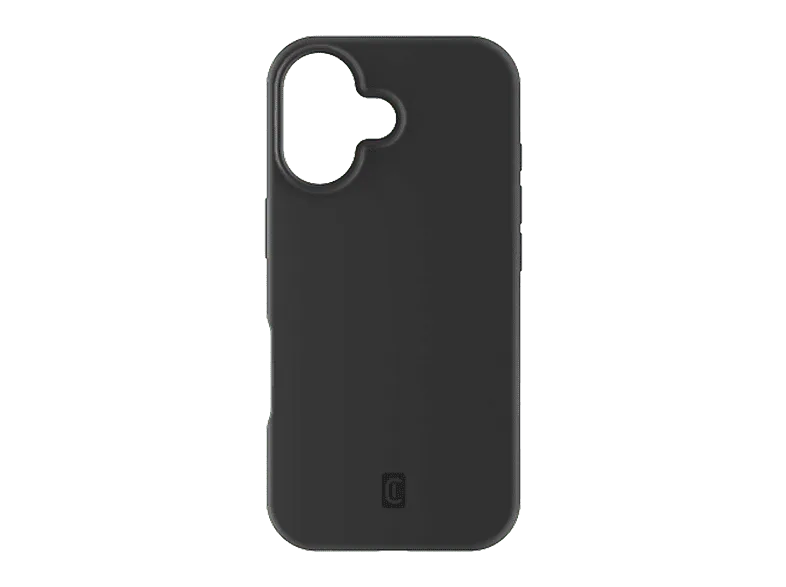 Funda móvil - CellularLine SENSATION+, Para iPhone 17, Acabado soft-touch, Interior de microfibra, Tecnología antibacteriana, Negro – Negro