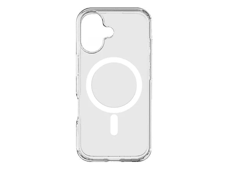 Funda móvil - CellularLine GLOSS MAG, Para iPhone 17, Compatible con MagSafe, Ultrarresistente y certificación MilitaryTest, Transparente
