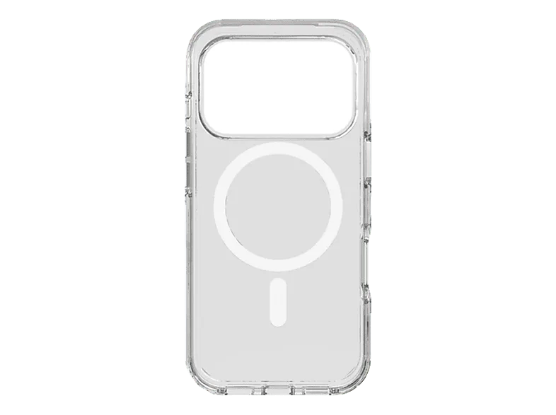 Funda móvil - CellularLine GLOSS MAG, Para iPhone 17 Pro, Compatible con MagSafe, Ultrarresistente y certificación MilitaryTest, Transparente