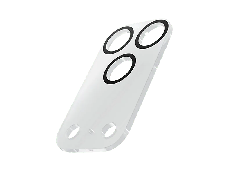 Protector cámara móvil - CellularLine CAMERA LENS, Para iPhone 17 Pro Max, Resistente a golpes y arañazos, Total protección