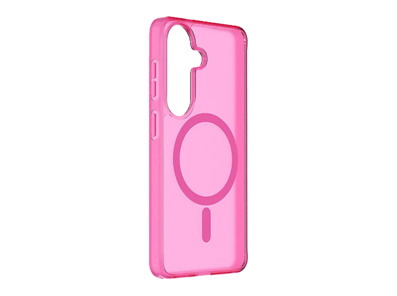 Funda móvil - CellularLine Frosty Mag, Samsung, Galaxy S26, Rosa