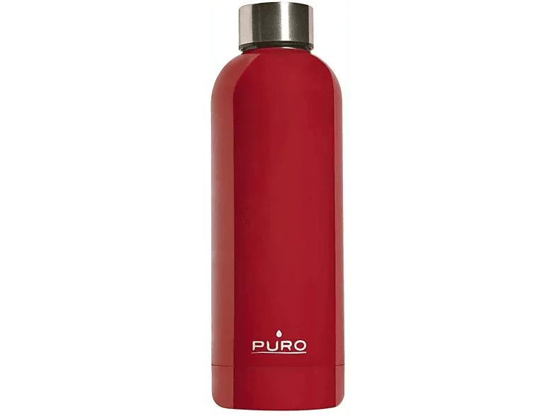 Botella - Puro Hot&Cold, 500ml, Térmico, Acero inoxidable, Rojo