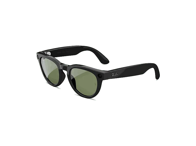 Gafas IA - Ray-Ban Meta Headliner (Gen 2), Negro mate, Lentes verdes, Talla estándar