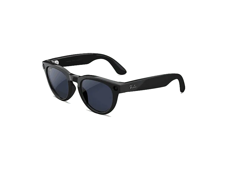 Gafas IA - Ray-Ban Meta Headliner (Gen 2), Negro brillante, Lentes Transitions® en zafiro, Talla estándar