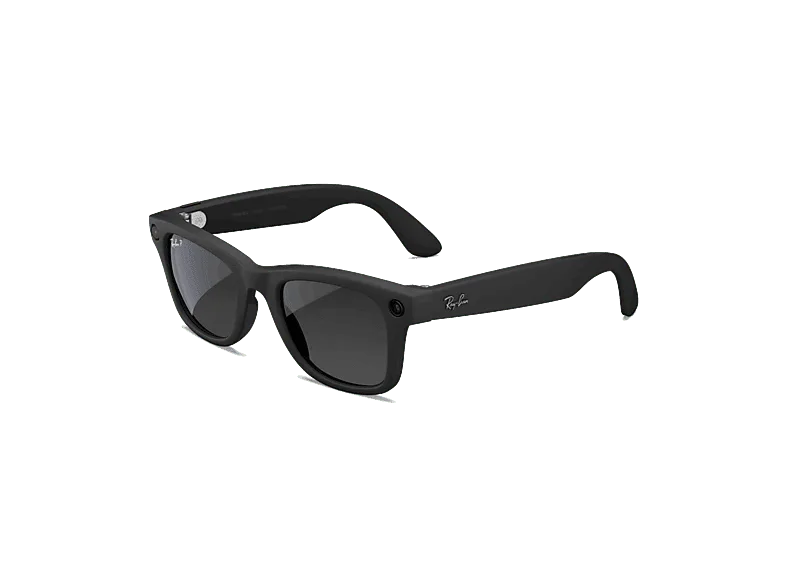 Gafas IA - Ray-Ban Meta Wayfarer (Gen 2), Negro mate, Lentes polarizadas en grafito degradado, Talla estándar