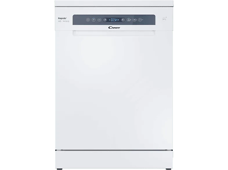 Lavavajillas - Candy Rapido' CF 3C7F0W, 13 Servicios, 5 Programas, 60 cm, Motor Inverter, Wi-Fi, Blanco