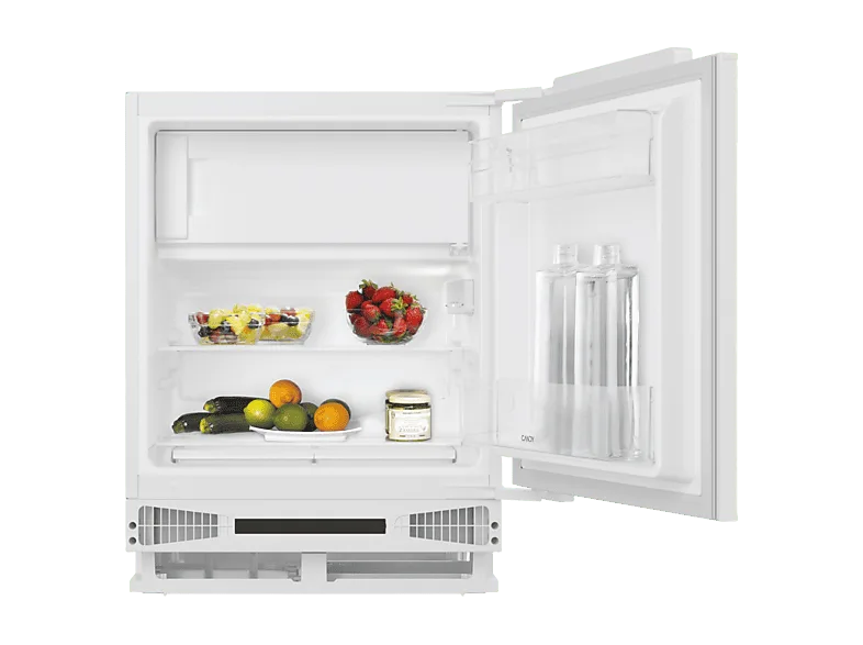 Nevera pequeña - Candy CM4SE68W, Estático ventilado, 82.6 cm, 111 l, Sin Panelar