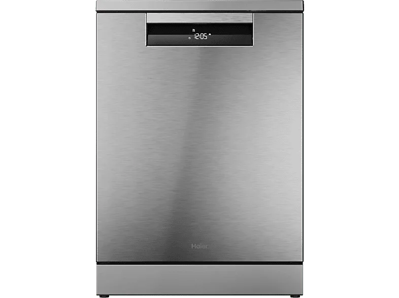 Lavavajillas - Haier I-Pro Shine Series 7 XF 4A4M4PX, 14 servicios, 10 programas, 60 cm, Motor Inverter, Wi-Fi, Inox