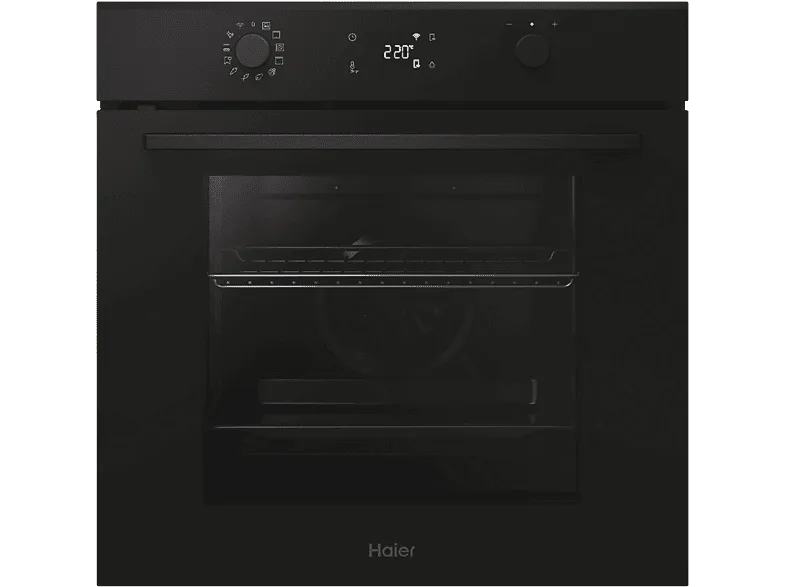 Horno - Haier H6 ID2P5B3YTB, Multifunción, Pirolítico y por agua, 78 l, Cavidad XXL, 60 cm, Negro (imagen 1 de 3)