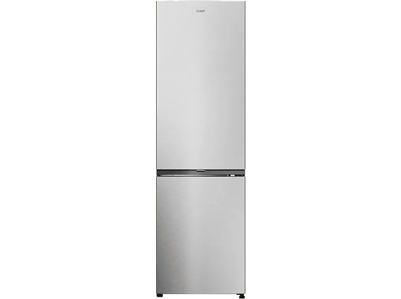 Frigorífico combi - Candy City Fresco CNCQ2T518EX, Total No Frost Circle+, 182 cm, 279 l, Iluminación LED, Inox (imagen 1 de 3)