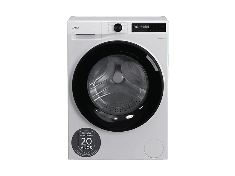 Lavadora carga frontal - Candy BR 412BL8-S, ProWash 500, 12 kg, 1400 rpm, 16 Programas, Motor Inverter, Wi-Fi, Blanco
